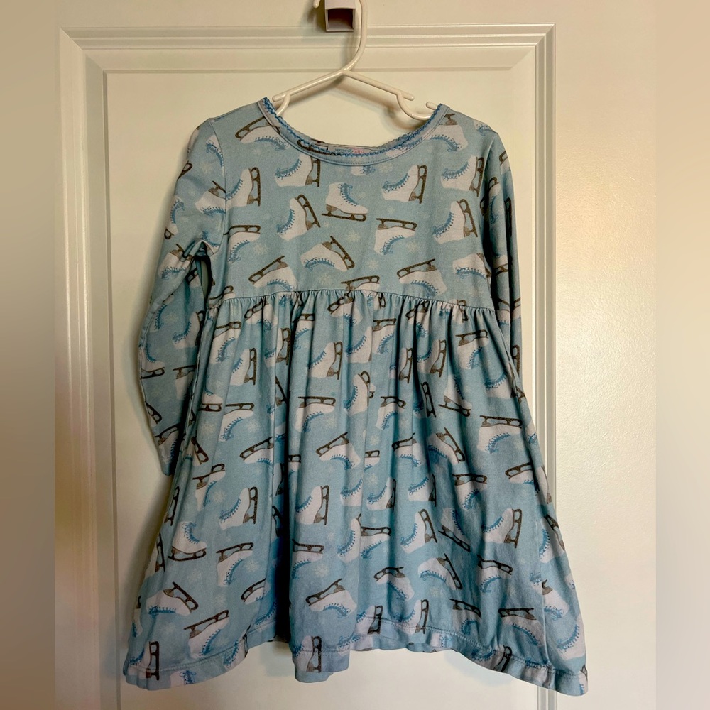 James & Lottie blue ice skating dress size 5